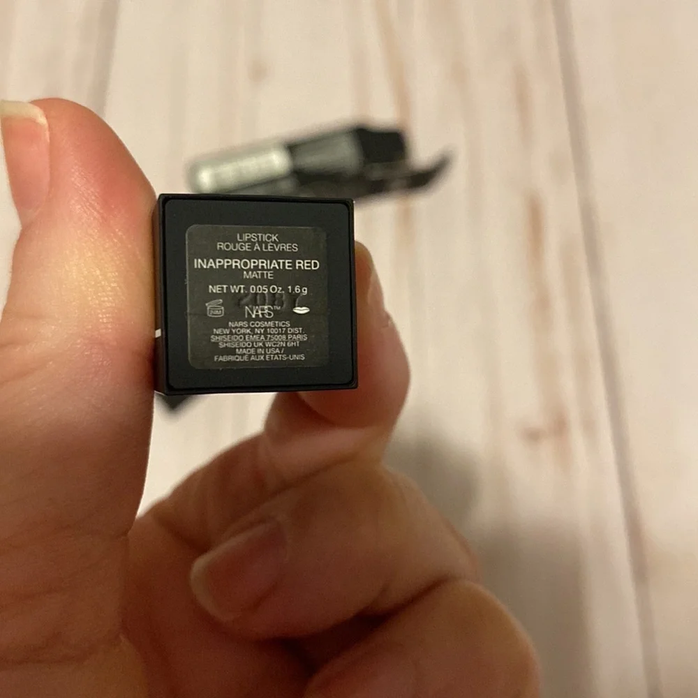 Nars inappropriate red mini lipstick